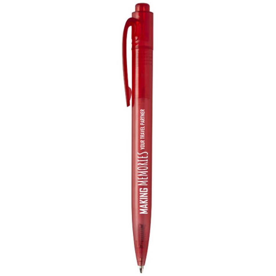 Penna in plastica riciclata refill nero - THALAASA - Gadget.it - 