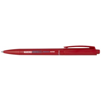Penna in plastica riciclata refill blu - MARTHA - Gadget.it - 