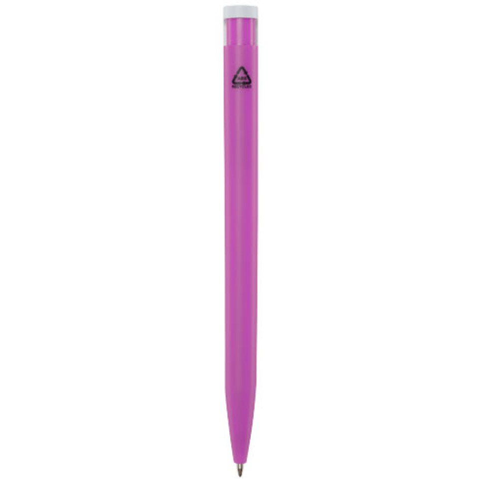 Penna in plastica riciclata refill blu - UNIX - Gadget.it - 