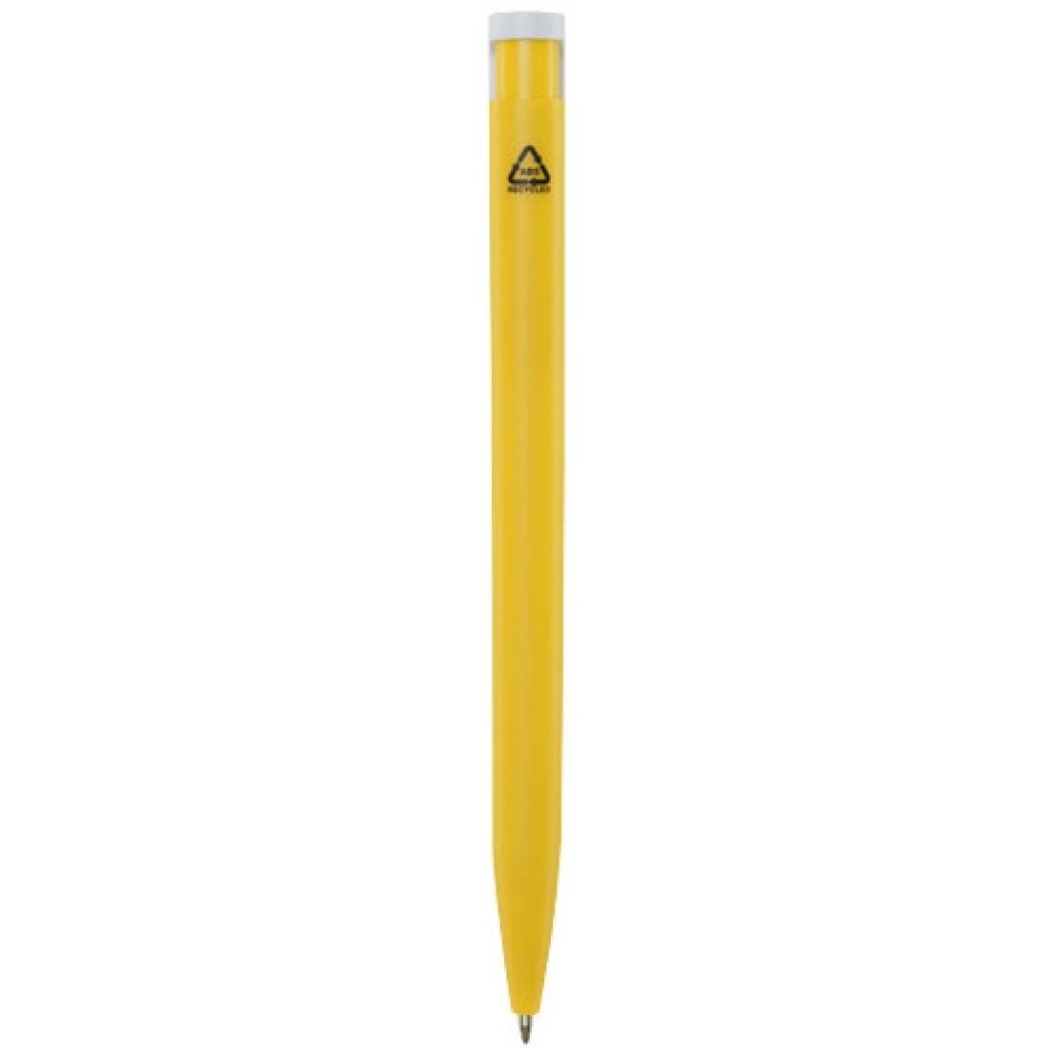 Penna in plastica riciclata refill blu - UNIX - Gadget.it - 