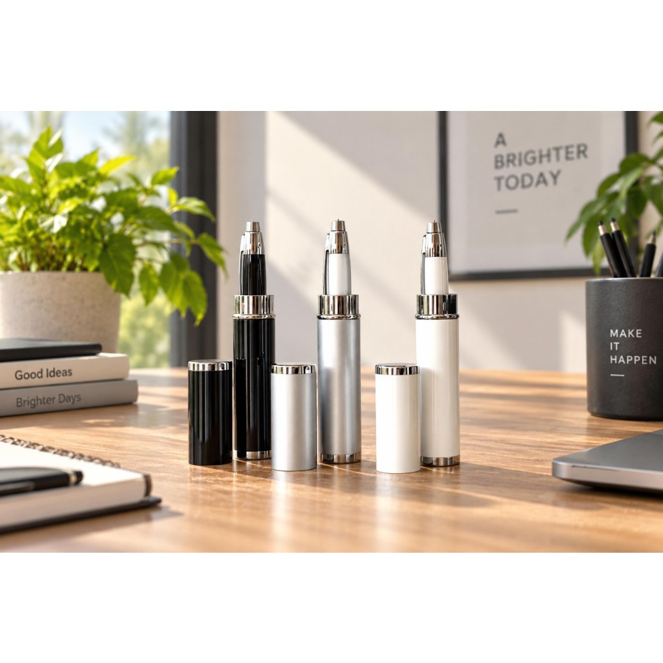 Penna in metallo refill nero - MARK - Gadget.it - 