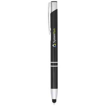 Penna in metallo touch refill blu - MONETA - Gadget.it - 