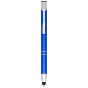 Penna in metallo touch refill blu - MONETA - Gadget.it - 