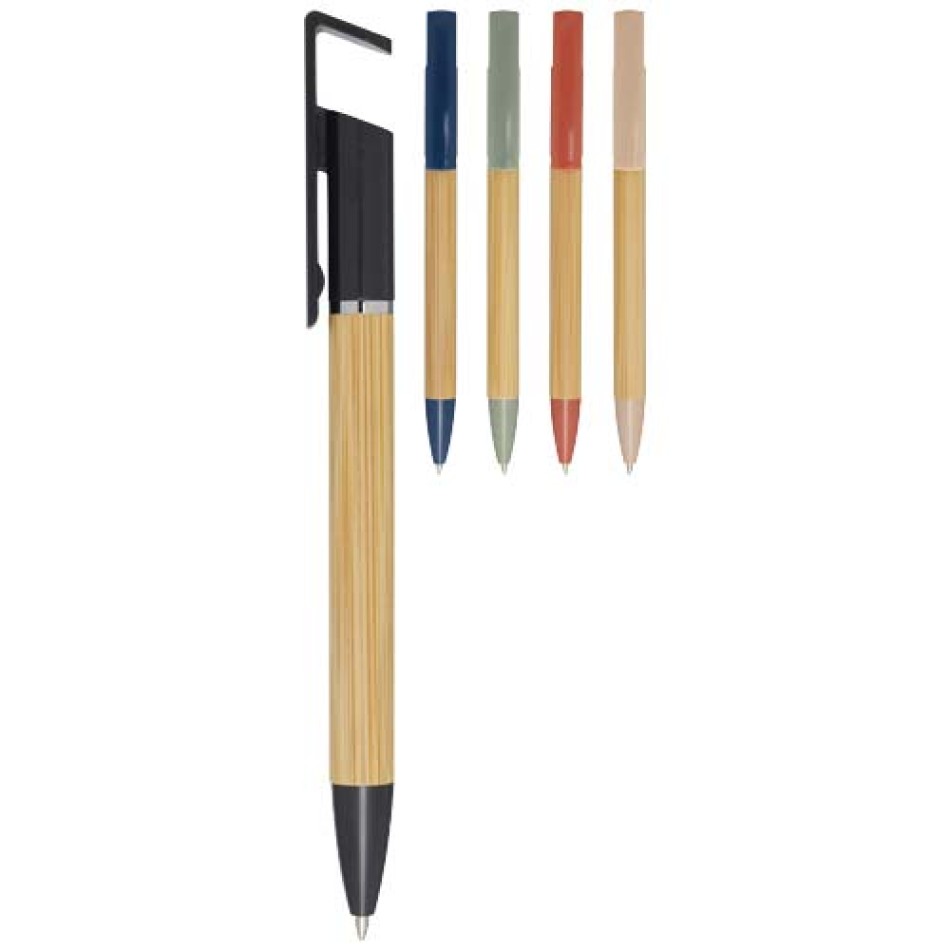 Penna in bamboo refill nero - DELFINA - Gadget.it - 