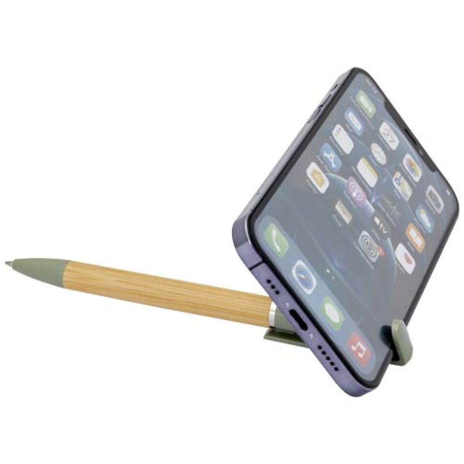 Penna in bamboo refill nero - DELFINA - Gadget.it - 