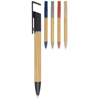 Penna in bamboo refill nero - DELFINA - Gadget.it - 