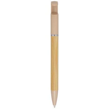 Penna in bamboo refill nero - DELFINA - Gadget.it - 