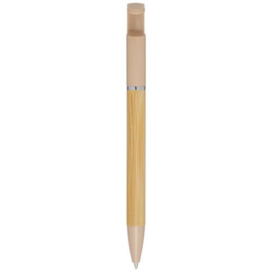 Penna in bamboo refill nero - DELFINA - Gadget.it - 
