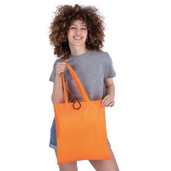 Shopper pieghevole in nylon 38x42 cm - PERCY - Gadget.it - 