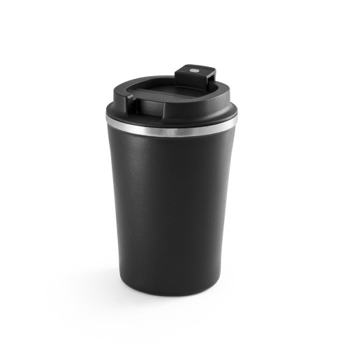 PHELPS. Bicchiere da viaggio in acciaio inox e PP 470ml - Gadget.it - 