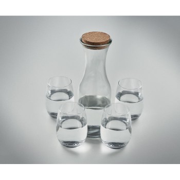 PICCADILLY - Set bicchieri e caraffa in vetr - Gadget.it - 
