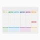 Planning Multicolor Personalizzabile 43×31 cm Spazio Note e Testata in Cartoncino con 52 Fogli - Gadget.it - Planning Settimanale Multicolor Personalizzato 43×31 cm con 52 Fogli