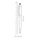 Penna in ABS refill nero - POINT - Gadget.it - 