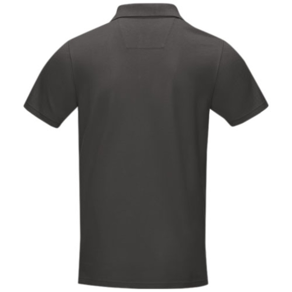 Polo Graphite a manica corta da uomo in tessuto organico - Gadget.it - 