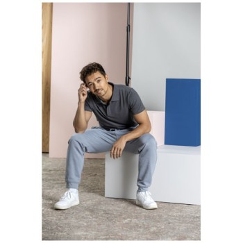 Polo Graphite a manica corta da uomo in tessuto organico - Gadget.it - 