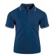 Polo Mezza Manica in Cotone con Profili Tricolore 180 g/m² - Gadget.it - 