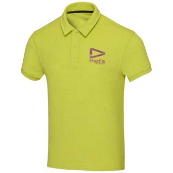 Polo unisex in tessuto terry riciclato Akoya - Gadget.it - 