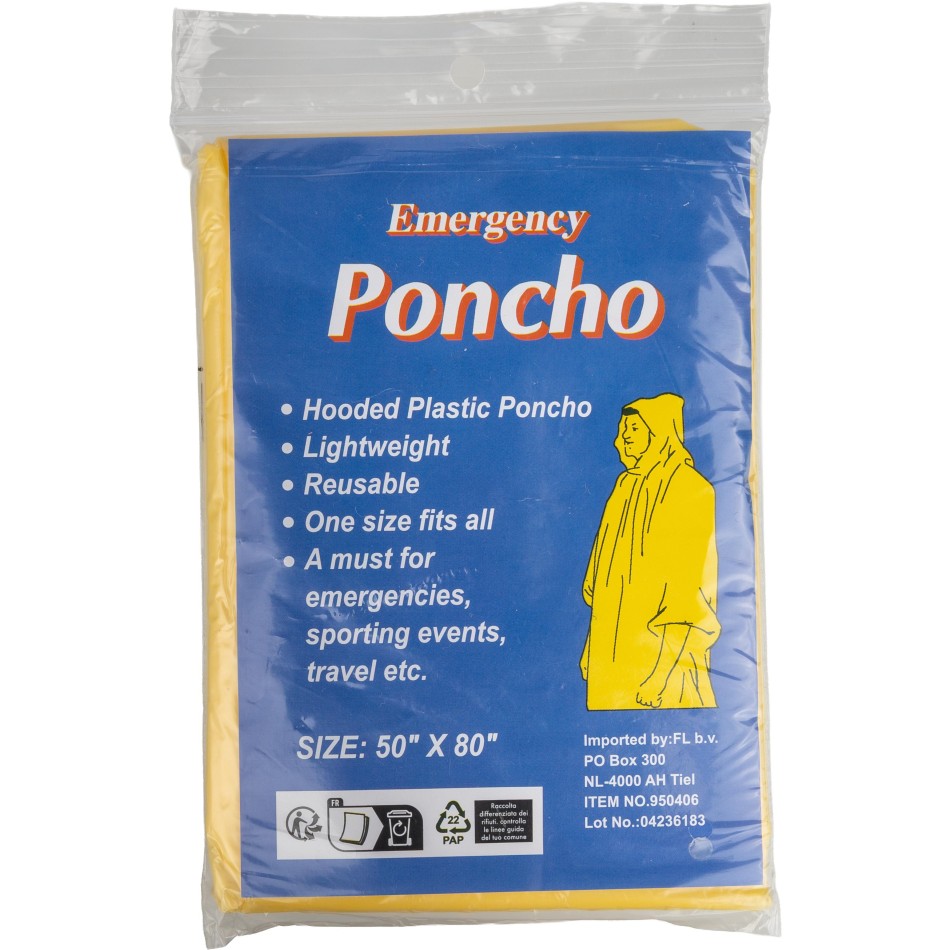 Poncho d'emergenza in PE Pablo - Gadget.it - 