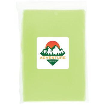 Poncho impermeabile monouso in materiale riciclato certificato GRS con custodia Mayan  - Gadget.it - 