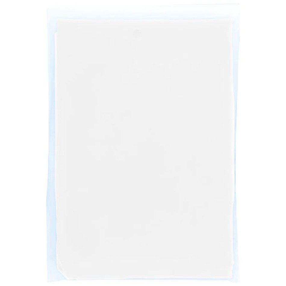 Poncho impermeabile monouso in materiale riciclato certificato GRS con custodia Mayan  - Gadget.it - 