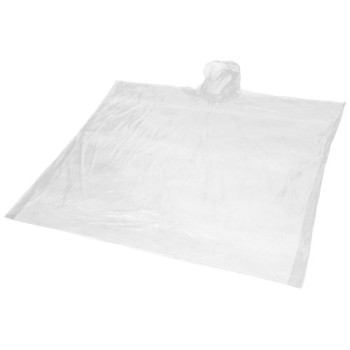 Poncho impermeabile monouso in materiale riciclato certificato GRS con custodia Mayan  - Gadget.it - 