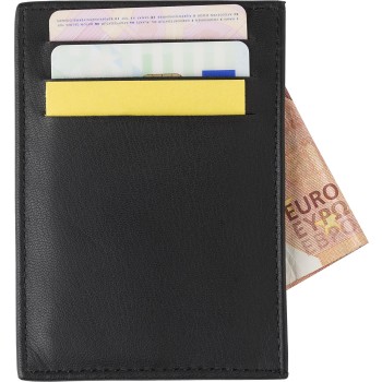 Porta carta di credito RFID in pelle Logan - Gadget.it - 
