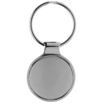 Portachiavi rotondo in metallo - ORLENE - Gadget.it - 