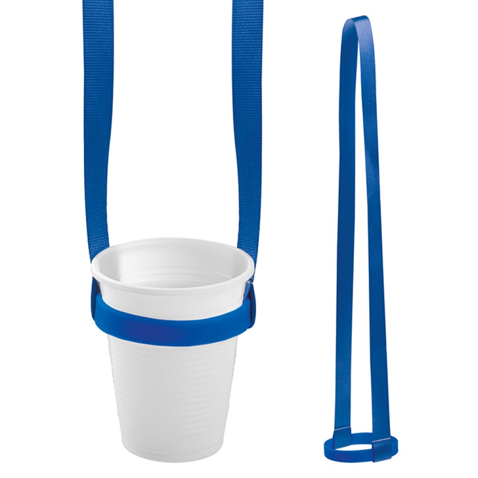 Lanyard portabicchiere silicone cordino collo personalizzabile - Gadget.it - 