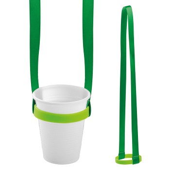 Lanyard portabicchiere silicone cordino collo personalizzabile - Gadget.it - 