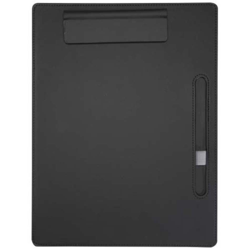 Portablocco formato A4 con chiusura magnetica e penna a sfera in materiale riciclato certificato RCS (inchiostro nero) Clast - Gadget.it - 