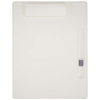 Portablocco formato A4 con chiusura magnetica e penna a sfera in materiale riciclato certificato RCS (inchiostro nero) Clast - Gadget.it - 