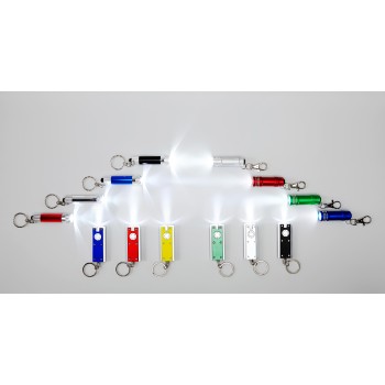 Portachiavi con luce Led, in alluminio Audrey - Gadget.it - 