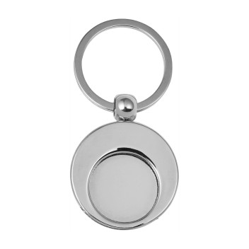 Portachiavi in metallo con gettone - CHRISTIE - Gadget.it - 