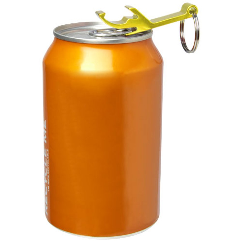 Portachiavi con apribottiglie in alluminio - TAO - Gadget.it - 