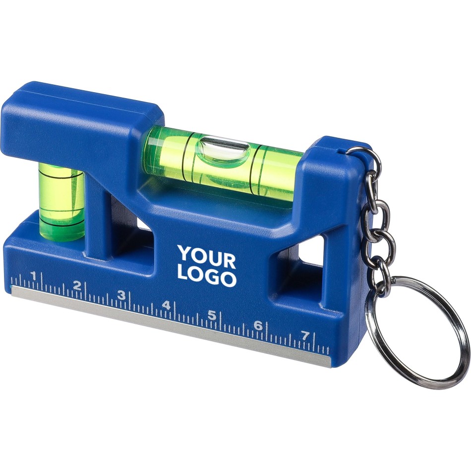 Portachiavi con livella in ABS riciclato - INDIRA - Gadget.it - 