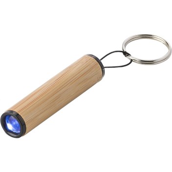 Portachiavi bamboo con luce led - Ilse - Gadget.it - 