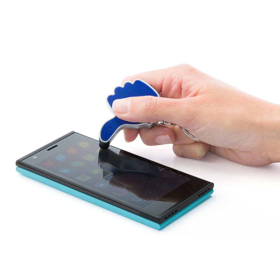 Portachiavi OK capacitivo e luce in ABS - MELVIN - Gadget.it - 