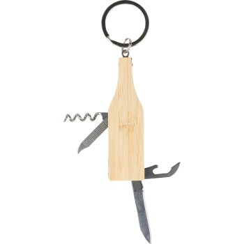 Portachiavi multitools bambù Inaya - Gadget.it - 