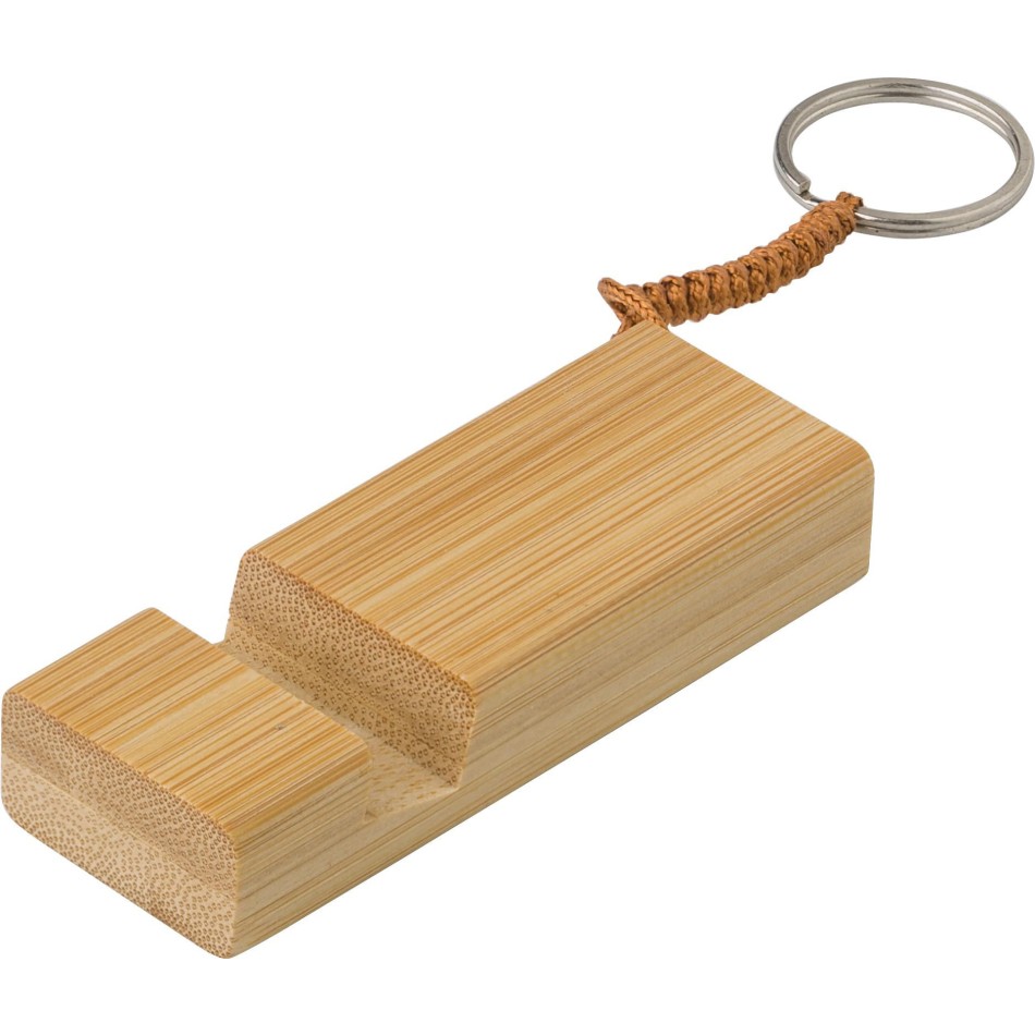 Portachiavi con supporto bamboo - KIAN - Gadget.it - 