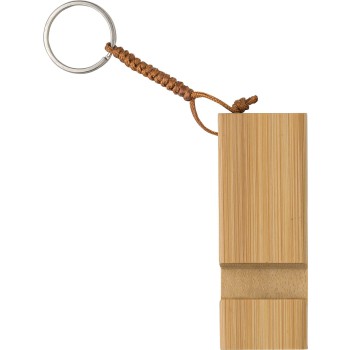 Portachiavi con supporto bamboo - KIAN - Gadget.it - 
