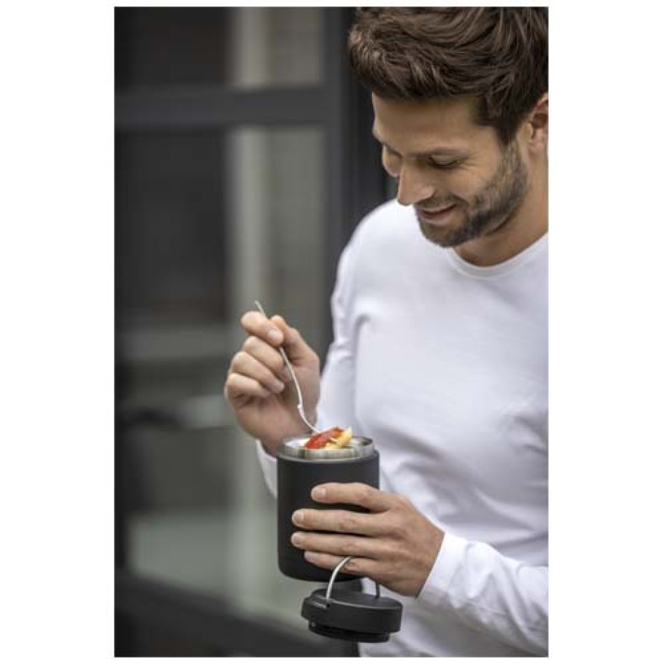 Portavivande termico in acciaio inossidabile riciclato da 500 ml Doveron - Gadget.it - 