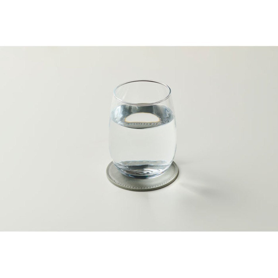 POSA - Sottobicchiere rotondo in PU - Gadget.it - 