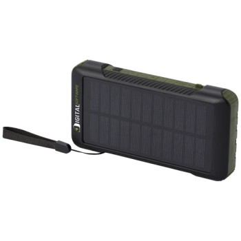 Power bank a dinamo solare in plastica riciclata RCS da 10.000 mAh Soldy  - Gadget.it - 