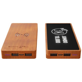 Power bank con ricarica wireless in legno da 10.000 mAh SCX.design P46 - Gadget.it - 