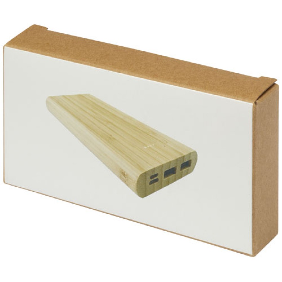 Power bank Tulda da 10,000 mAh in bambù - Gadget.it - 