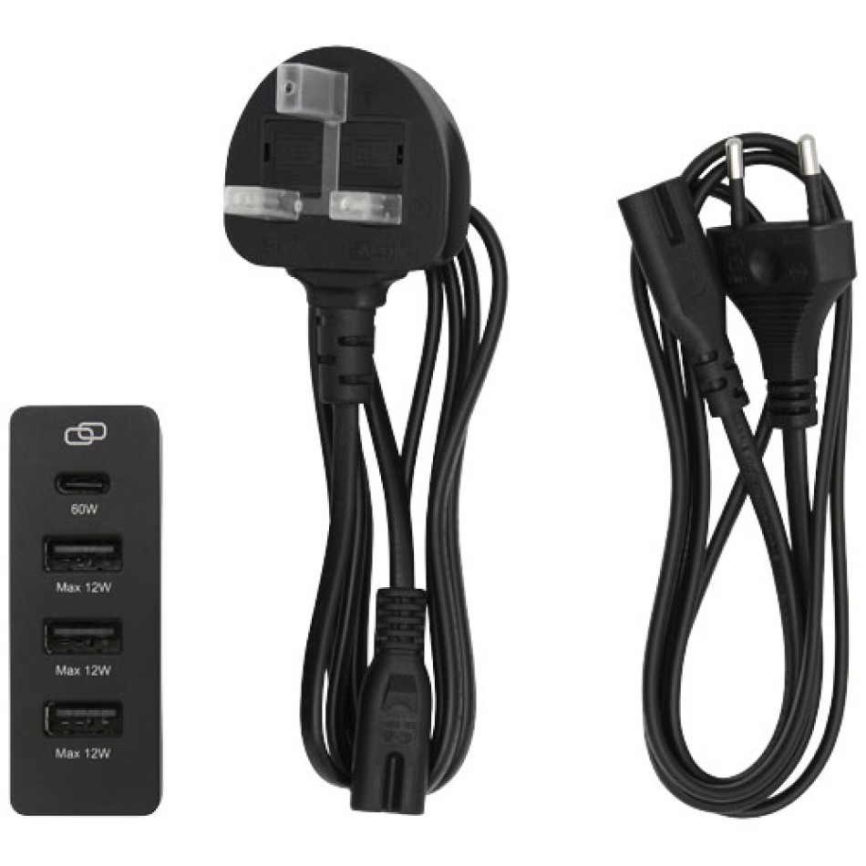 Power station da72 W in plastica riciclata PD ADAPT - Gadget.it - 