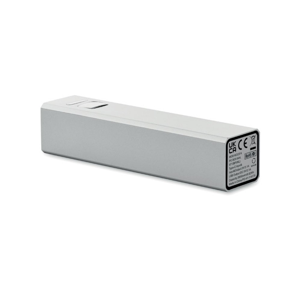 POWERALUC - Power bank 2600 mAh - Gadget.it - 
