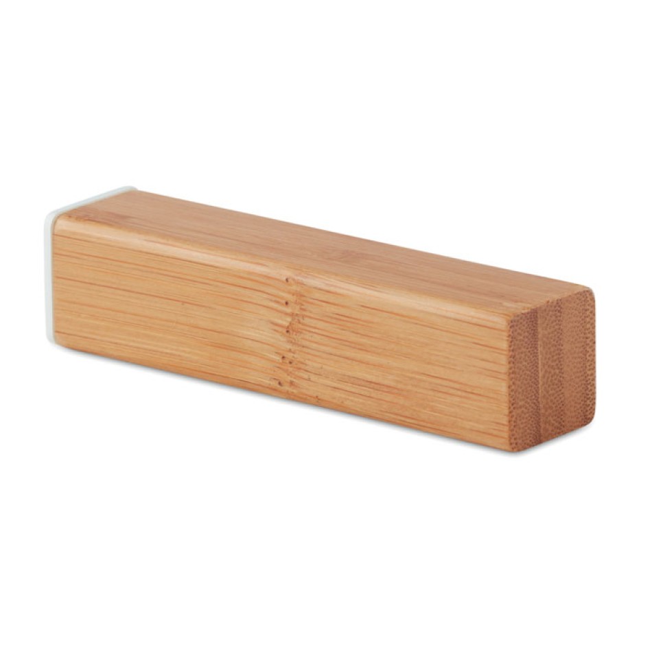 Power bank personalizzato da 2200 mAh in bamboo con connettore Tipo-C - Gadget.it - 