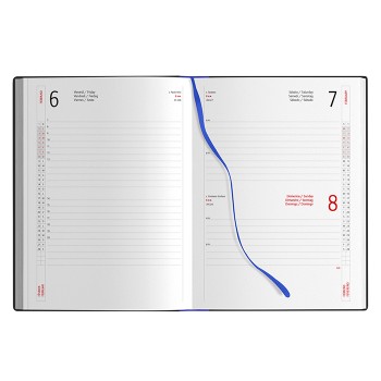 Agenda Giornaliera Maxi 17x24 - Gadget.it - Agenda Giornaliera Maxi 324 Pagine Multilingue con sab. e dom. abbinati 17x24 cm