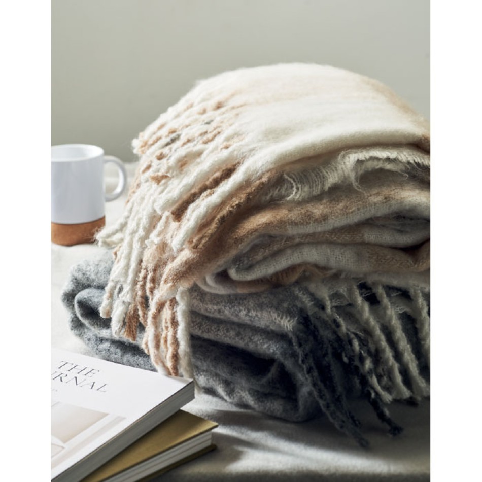 QUET - Coperta in mohair a scacchi - Gadget.it - 